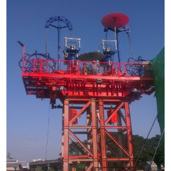 Hydraulic Equipment Hoisting Operations at Construction Sites in Thailand3