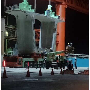 Bridge Segment Lifting and Loading Operation for Shipment – Kinmen Bridge, Kaohsiung Site (Taiwan)4