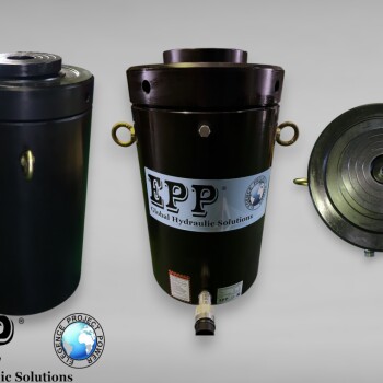 Single-acting Lock Nut Hydraulic Jack