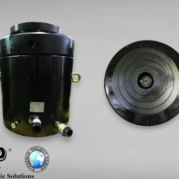 Double-acting Lock Nut Hydraulic Jack